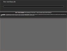 Tablet Screenshot of fsv-veritas.de
